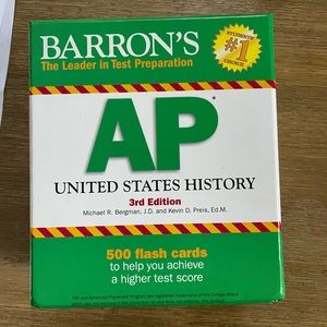 Barron's AP United History Study Flash Cards